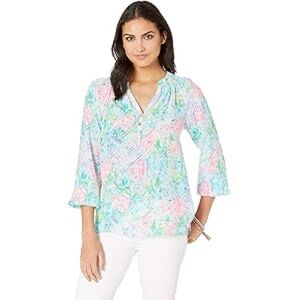 1-Lilly Pulitzer 100% Elsa Silk Top